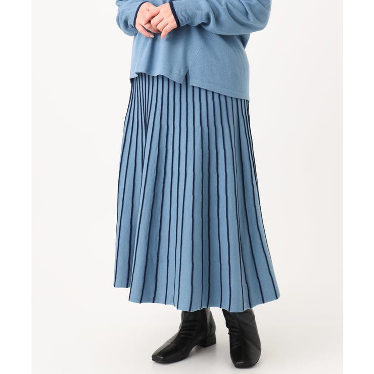 【大きいサイズ】バルキーアクリルストライプスカート | eur3 | 詳細画像6 