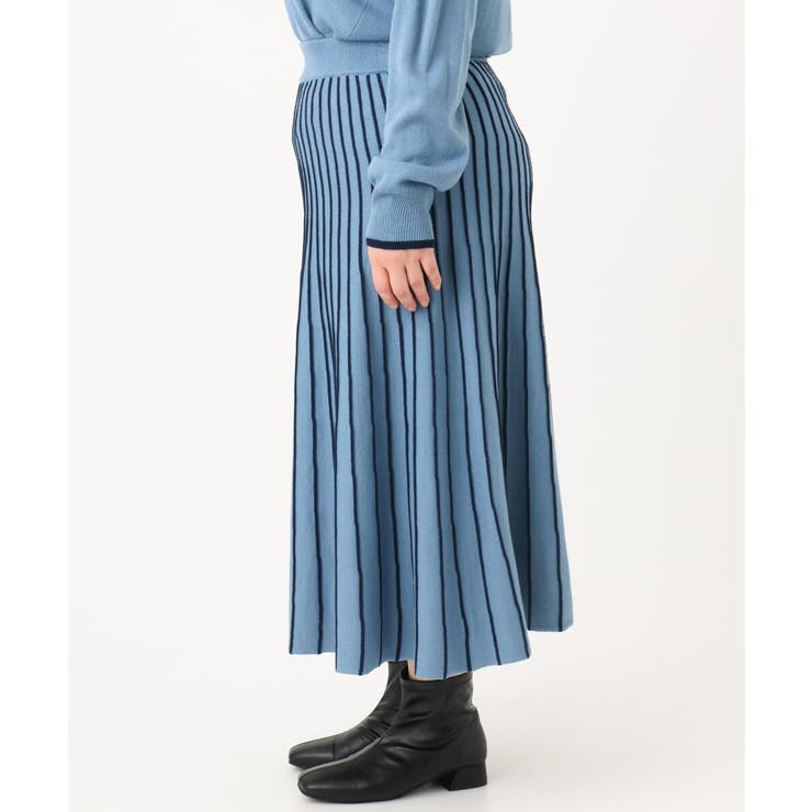 【大きいサイズ】バルキーアクリルストライプスカート | eur3 | 詳細画像9 