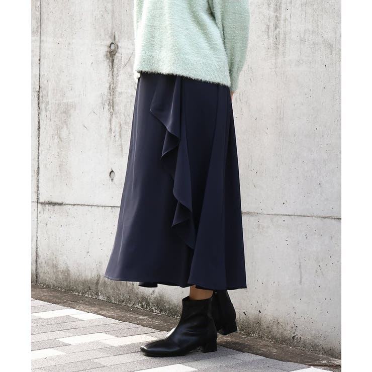 【大きいサイズ】ラッフルスカート | eur3 | 詳細画像1 