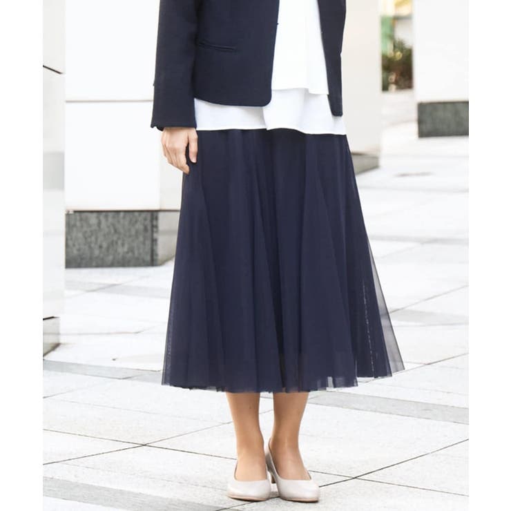 【大きいサイズ】チュールスカート | eur3 | 詳細画像1 