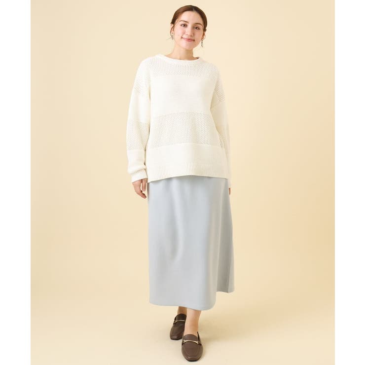 【大きいサイズ/a.v.v×eur3】ジャージータイトスカート | eur3 | 詳細画像8 