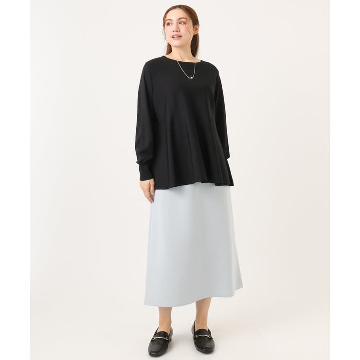 【大きいサイズ/a.v.v×eur3】ジャージータイトスカート | eur3 | 詳細画像9 