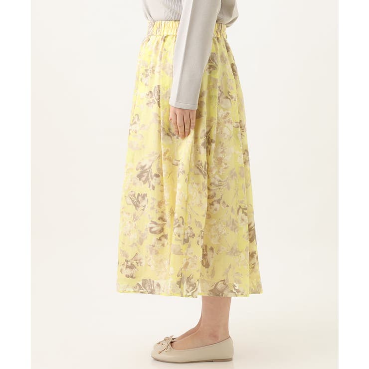 【大きいサイズ/a.v.v×eur3】オーパルプリントスカート | eur3 | 詳細画像10 