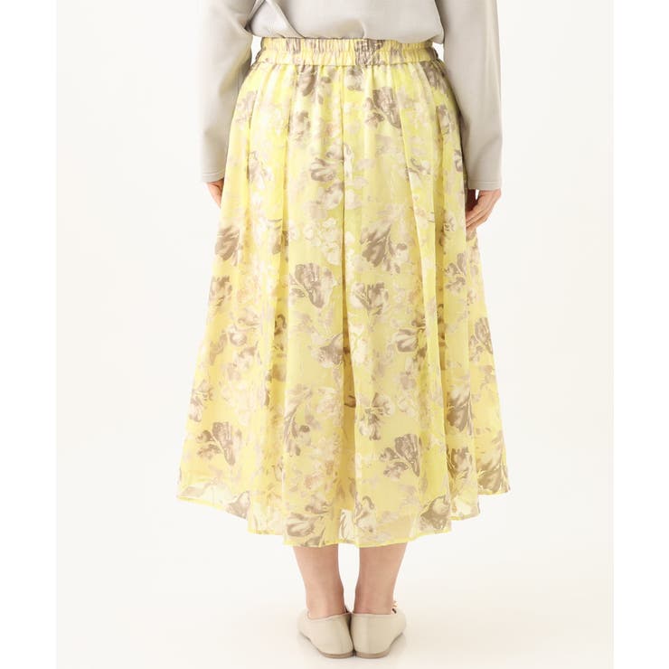 【大きいサイズ/a.v.v×eur3】オーパルプリントスカート | eur3 | 詳細画像11 