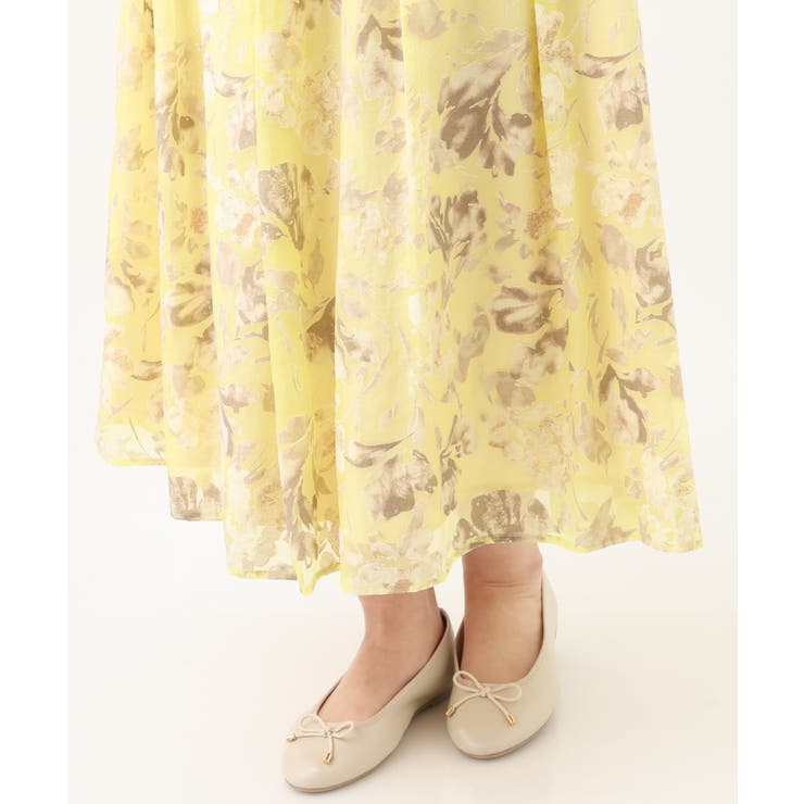 【大きいサイズ/a.v.v×eur3】オーパルプリントスカート | eur3 | 詳細画像14 