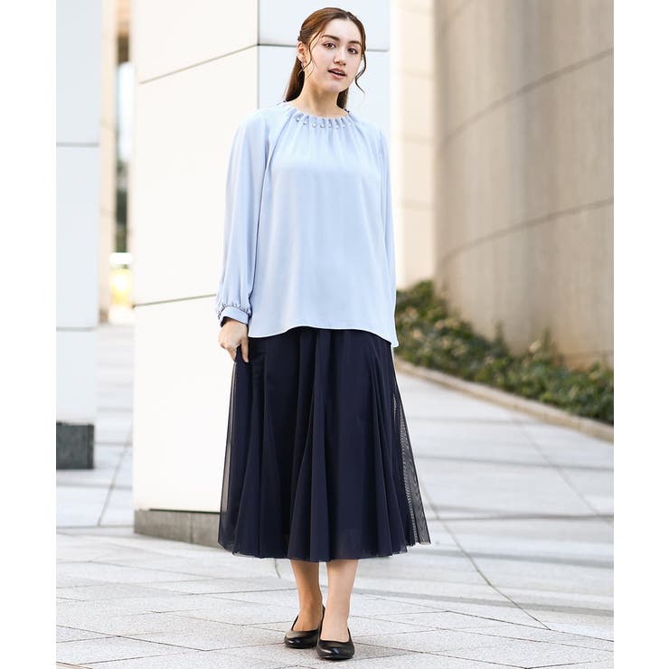 【大きいサイズ】チュールスカート | eur3 | 詳細画像3 