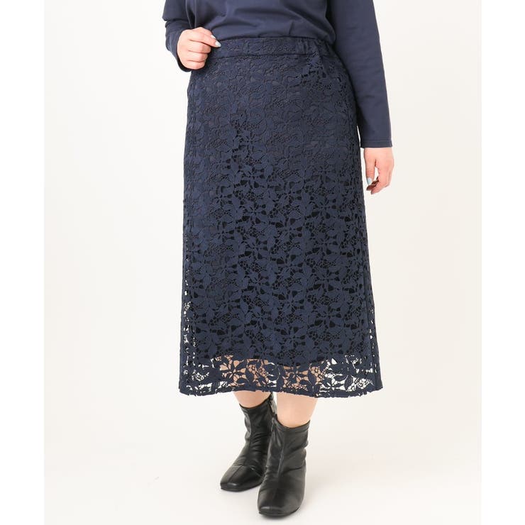 【大きいサイズ】レースタイトスカート | eur3 | 詳細画像5 