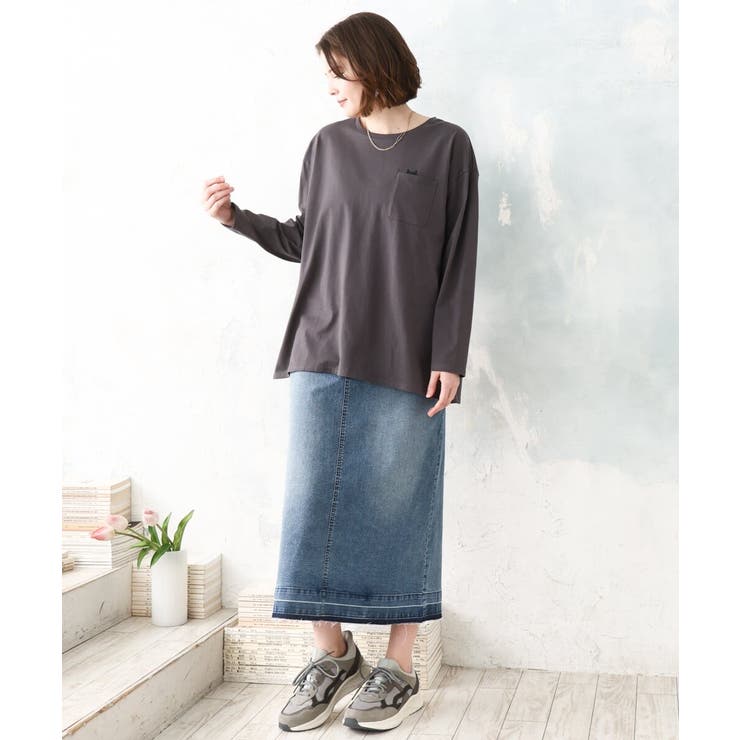 【大きいサイズ】デニムタイトスカート | eur3 | 詳細画像4 