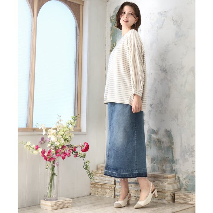 【大きいサイズ】デニムタイトスカート | eur3 | 詳細画像5 