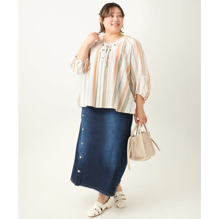 【大きいサイズ】デニムタイトスカート | eur3 | 詳細画像32 