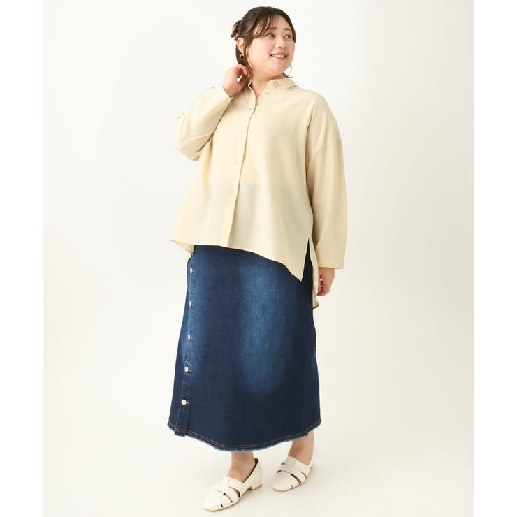 【大きいサイズ】デニムタイトスカート | eur3 | 詳細画像34 