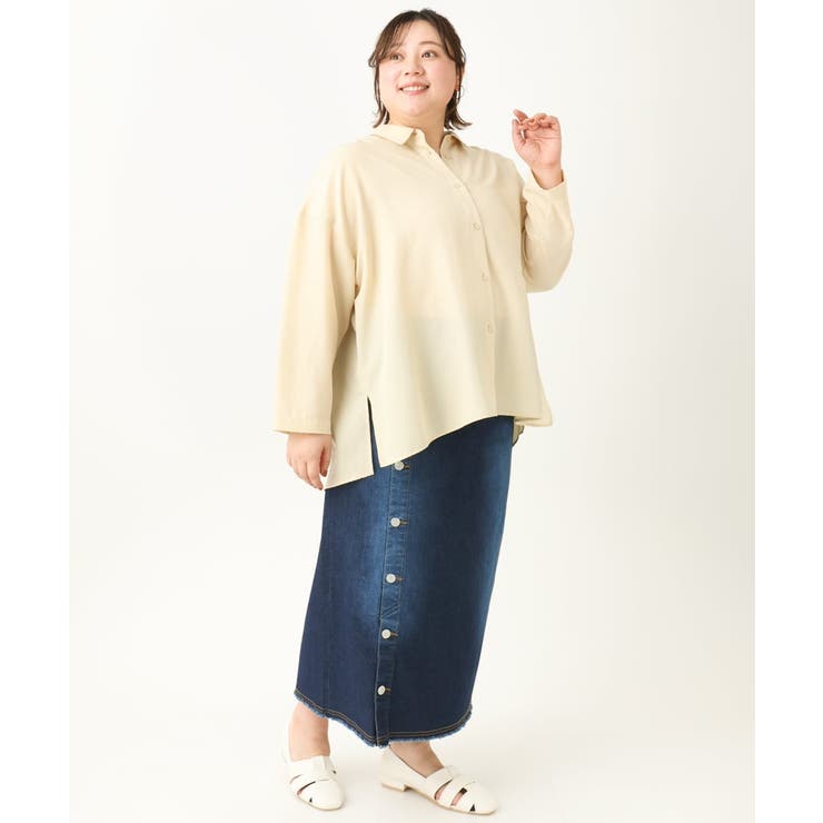 【大きいサイズ】デニムタイトスカート | eur3 | 詳細画像35 