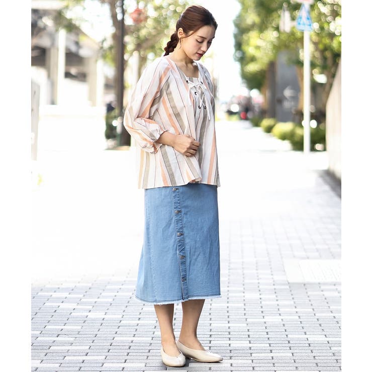 【大きいサイズ】デニムタイトスカート | eur3 | 詳細画像4 