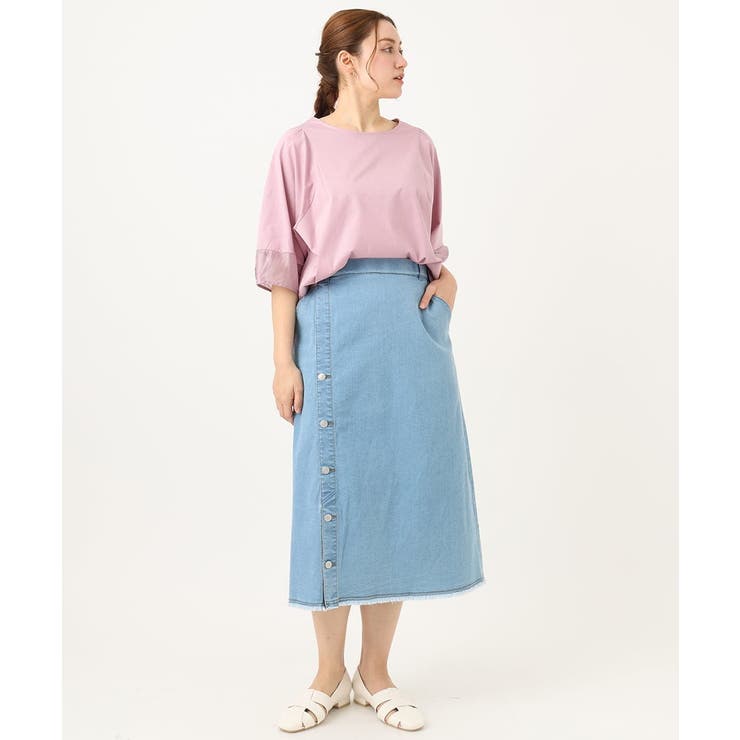 【大きいサイズ】デニムタイトスカート | eur3 | 詳細画像7 