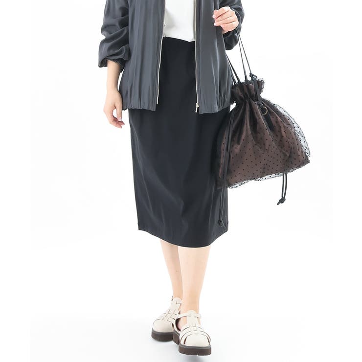 【大きいサイズ】さらさらストレッチタイトスカート | eur3 | 詳細画像15 