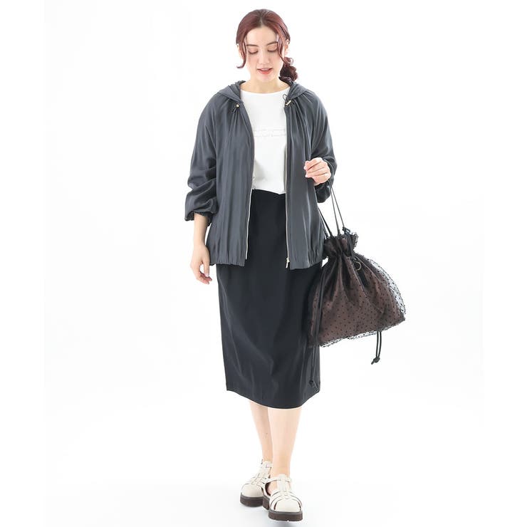 【大きいサイズ】さらさらストレッチタイトスカート | eur3 | 詳細画像17 