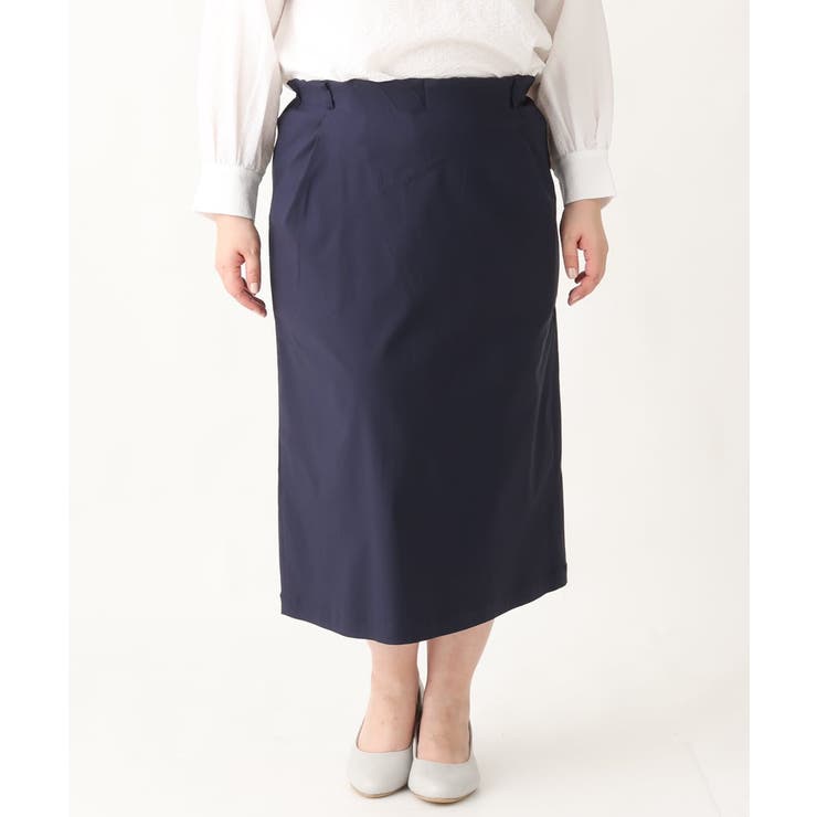 【大きいサイズ】さらさらストレッチタイトスカート | eur3 | 詳細画像2 