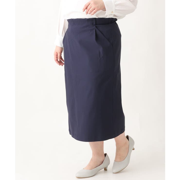 【大きいサイズ】さらさらストレッチタイトスカート | eur3 | 詳細画像3 