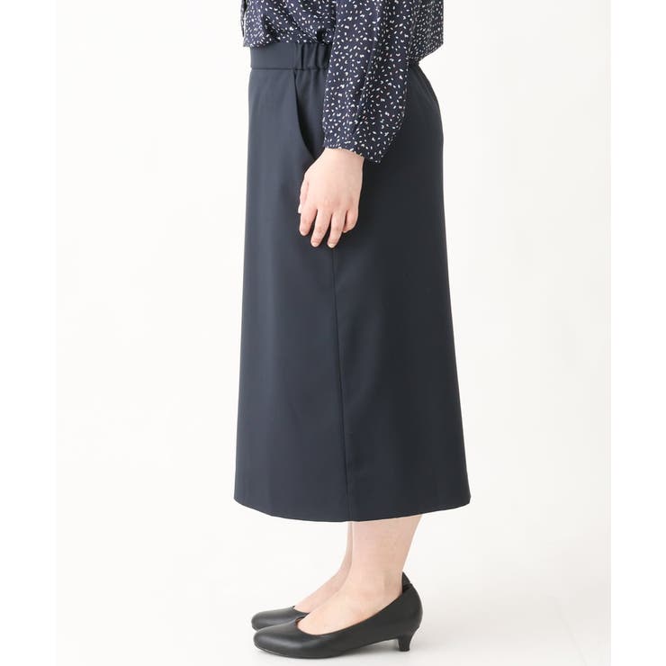 【大きいサイズ/セットアップ対応】リネンライクタイトスカート | eur3 | 詳細画像10 