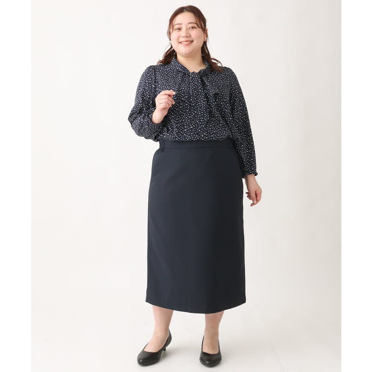 【大きいサイズ/セットアップ対応】リネンライクタイトスカート | eur3 | 詳細画像19 