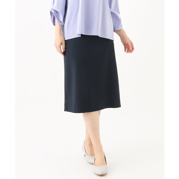 【大きいサイズ/セットアップ対応】リネンライクタイトスカート | eur3 | 詳細画像2 