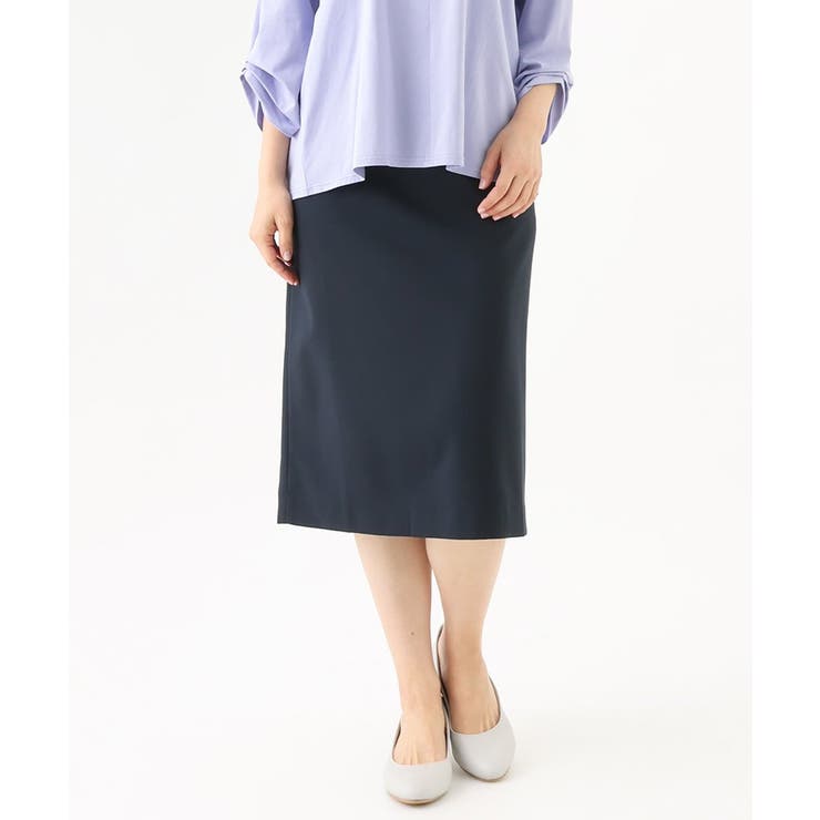 【大きいサイズ/セットアップ対応】リネンライクタイトスカート | eur3 | 詳細画像5 