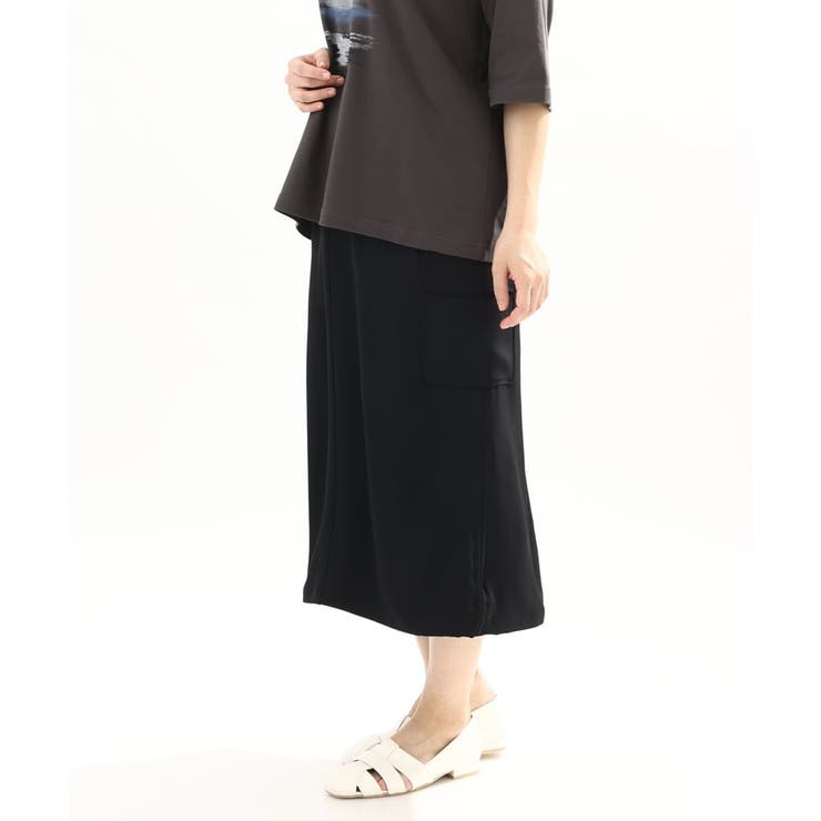 ブラック(94) | 【大きいサイズ】カーゴスカート | eur3
