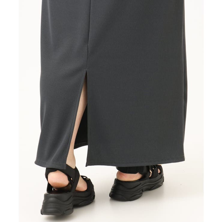 【追加販売】【大きいサイズ】リブカットタイトスカート | eur3 | 詳細画像12 
