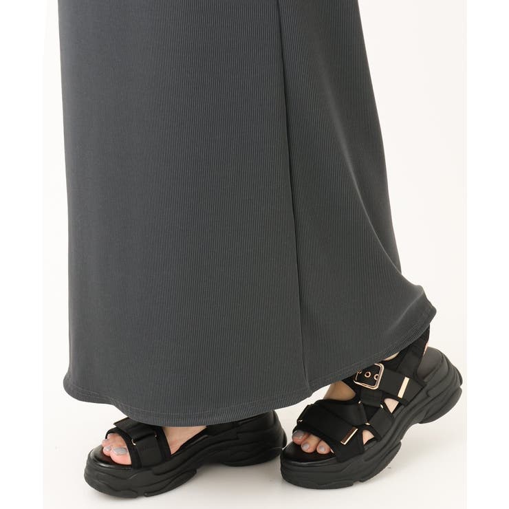 【追加販売】【大きいサイズ】リブカットタイトスカート | eur3 | 詳細画像15 