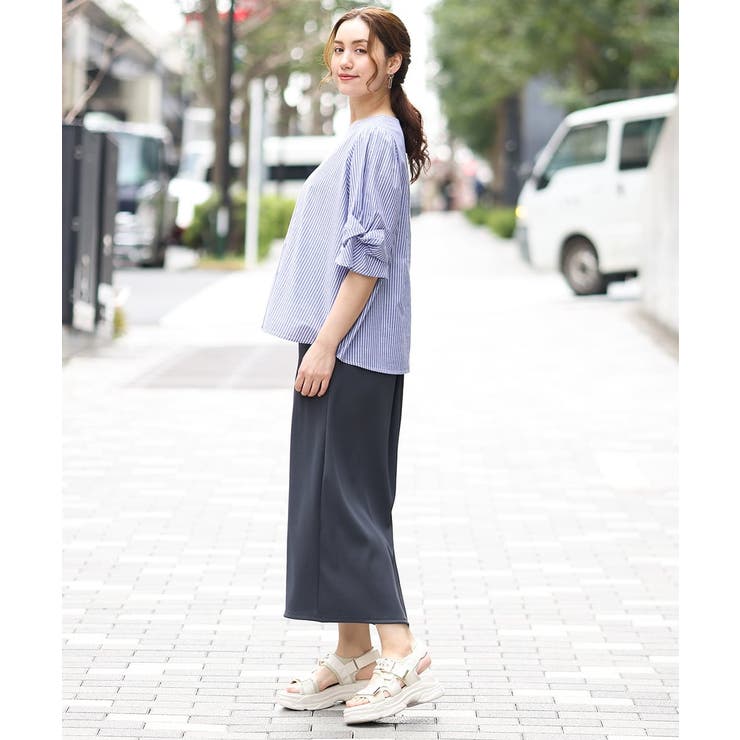 【追加販売】【大きいサイズ】リブカットタイトスカート | eur3 | 詳細画像2 