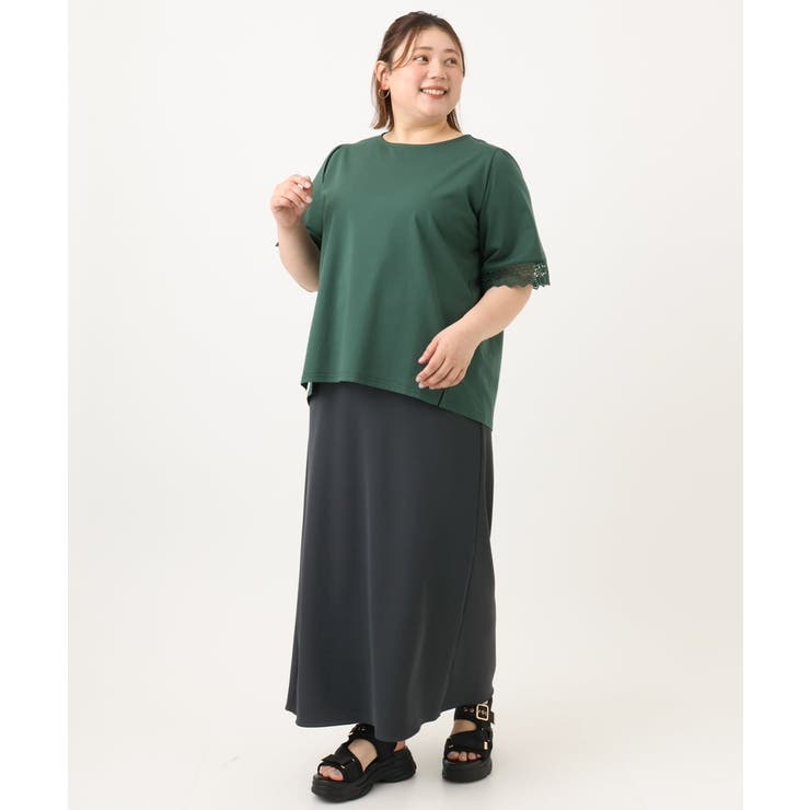 【追加販売】【大きいサイズ】リブカットタイトスカート | eur3 | 詳細画像20 