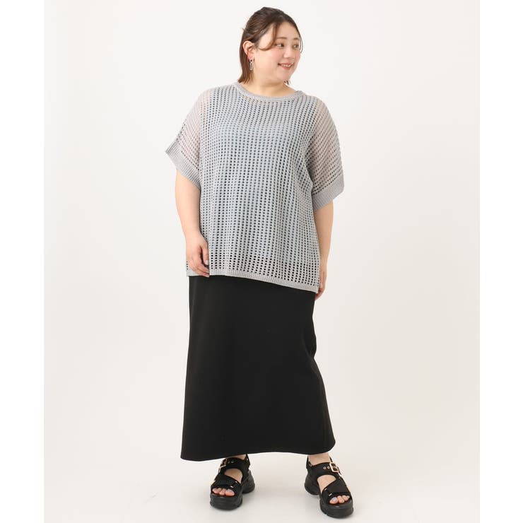 【追加販売】【大きいサイズ】リブカットタイトスカート | eur3 | 詳細画像28 