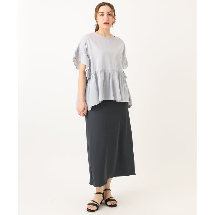 【追加販売】【大きいサイズ】リブカットタイトスカート | eur3 | 詳細画像4 