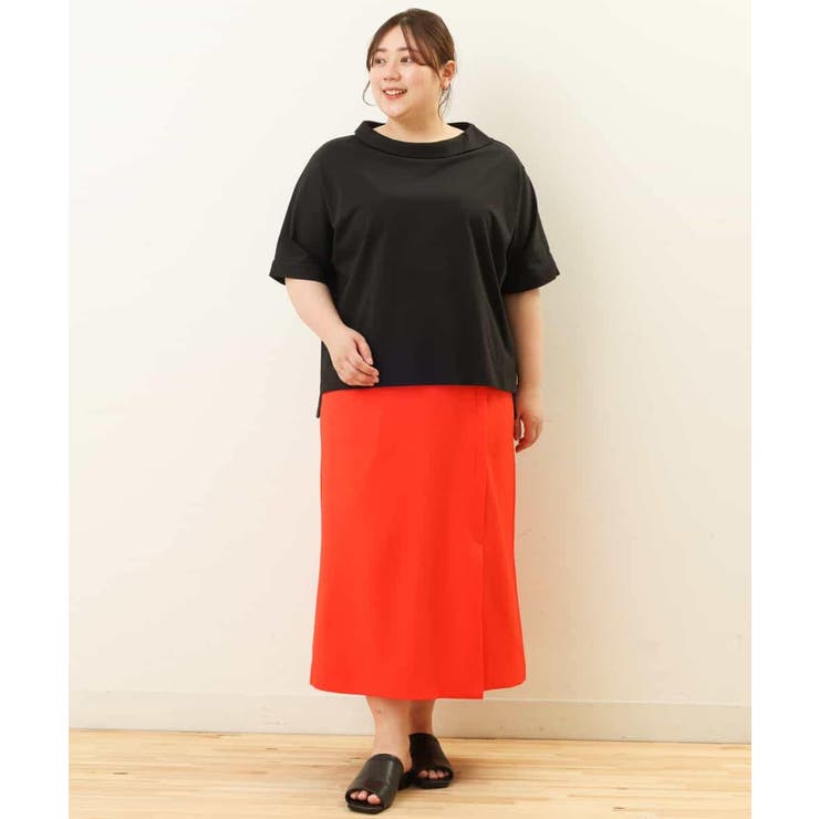 【大きいサイズ/a.v.v×eur3】ラップ風スカート | eur3 | 詳細画像25 