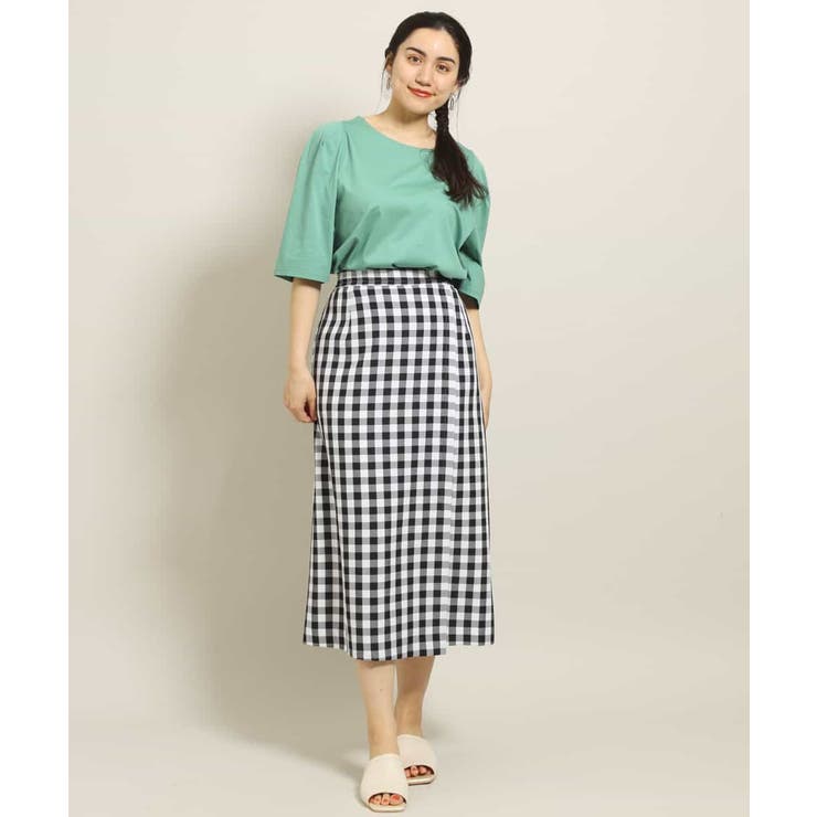 【大きいサイズ/a.v.v×eur3】ラップ風スカート | eur3 | 詳細画像29 