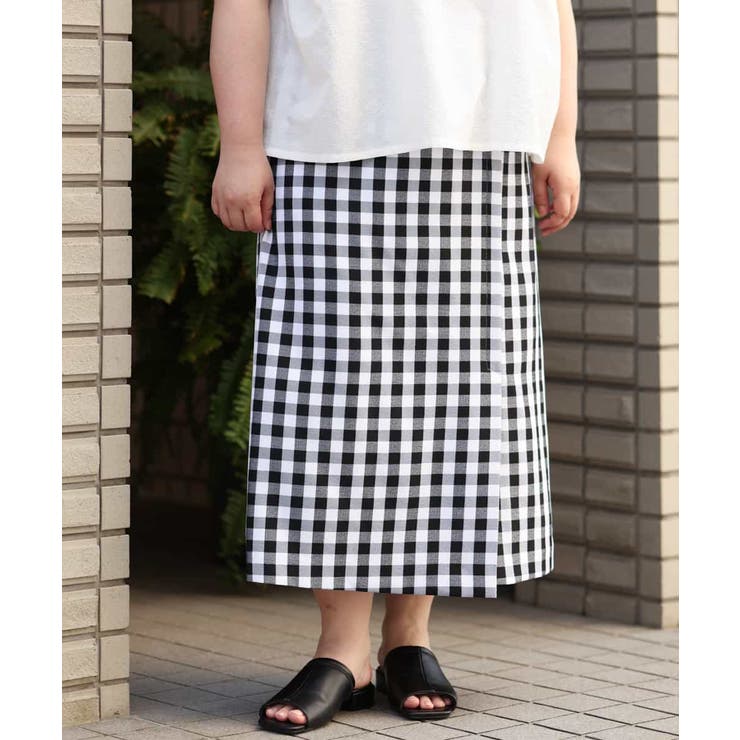 【大きいサイズ/a.v.v×eur3】ラップ風スカート | eur3 | 詳細画像30 