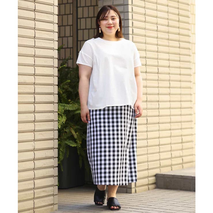 【大きいサイズ/a.v.v×eur3】ラップ風スカート | eur3 | 詳細画像31 