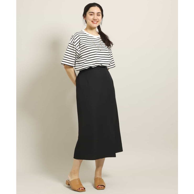 【大きいサイズ/a.v.v×eur3】ラップ風スカート | eur3 | 詳細画像38 