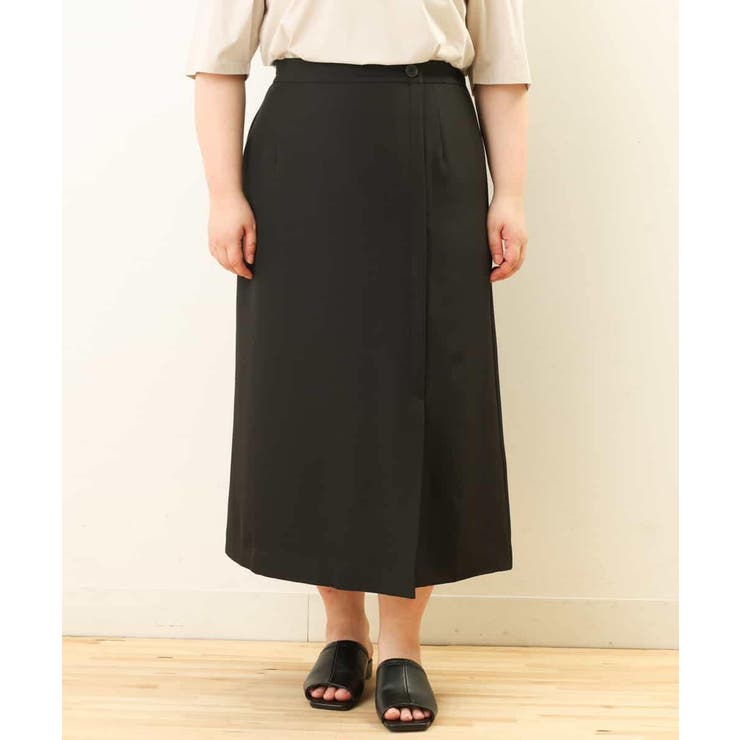 【大きいサイズ/a.v.v×eur3】ラップ風スカート | eur3 | 詳細画像39 