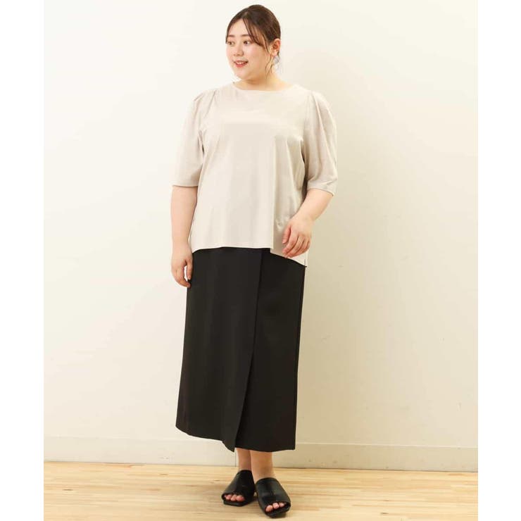 【大きいサイズ/a.v.v×eur3】ラップ風スカート | eur3 | 詳細画像44 