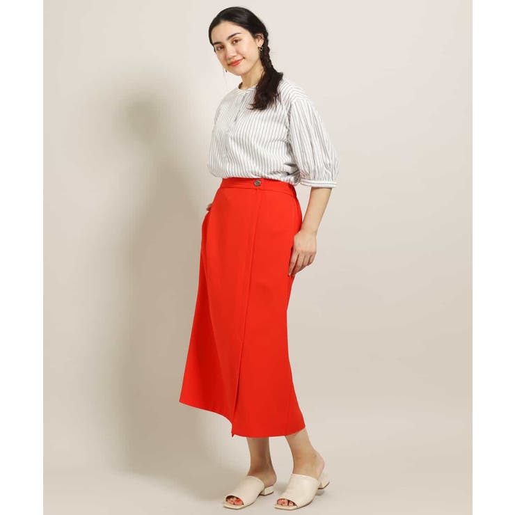 【大きいサイズ/a.v.v×eur3】ラップ風スカート | eur3 | 詳細画像5 