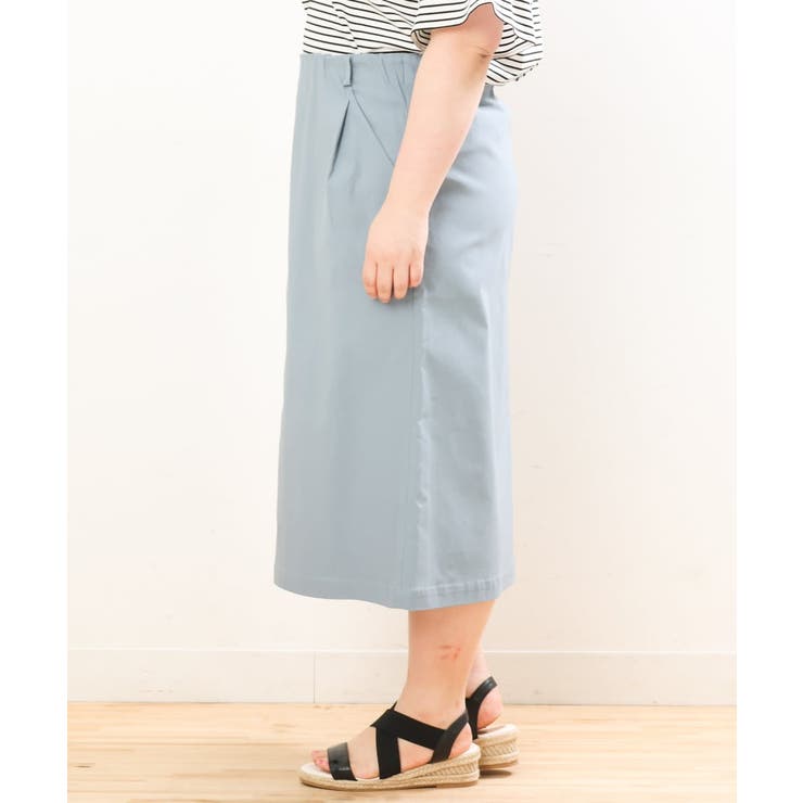 【大きいサイズ/接触冷感】さらさらストレッチタイトスカート | eur3 | 詳細画像10 