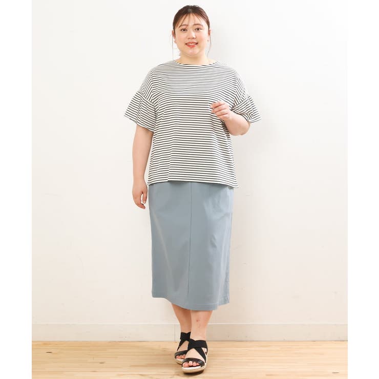 【大きいサイズ/接触冷感】さらさらストレッチタイトスカート | eur3 | 詳細画像18 