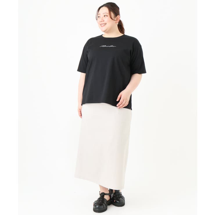 【大きいサイズ/a.v.v×eur3】ストレッチタイトスカート | eur3 | 詳細画像19 