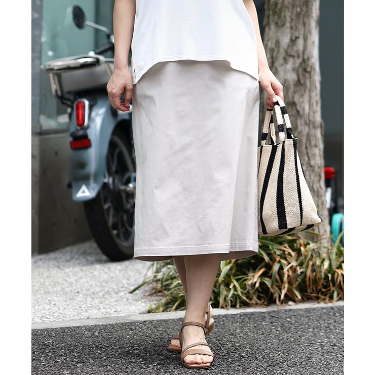 【大きいサイズ/a.v.v×eur3】ストレッチタイトスカート | eur3 | 詳細画像2 