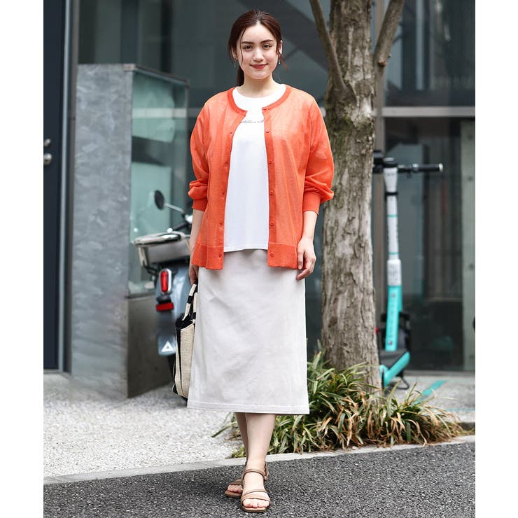 【大きいサイズ/a.v.v×eur3】ストレッチタイトスカート | eur3 | 詳細画像4 