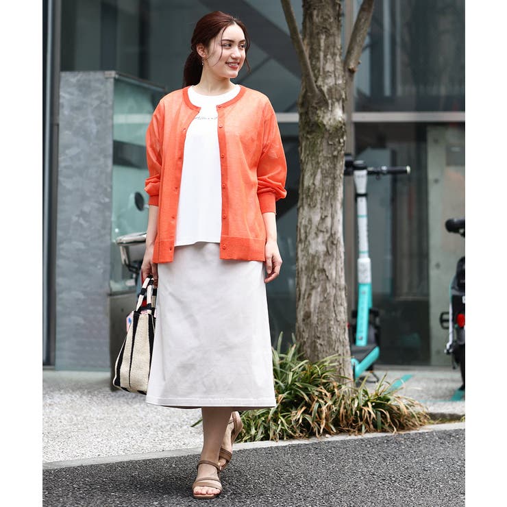 【大きいサイズ/a.v.v×eur3】ストレッチタイトスカート | eur3 | 詳細画像5 