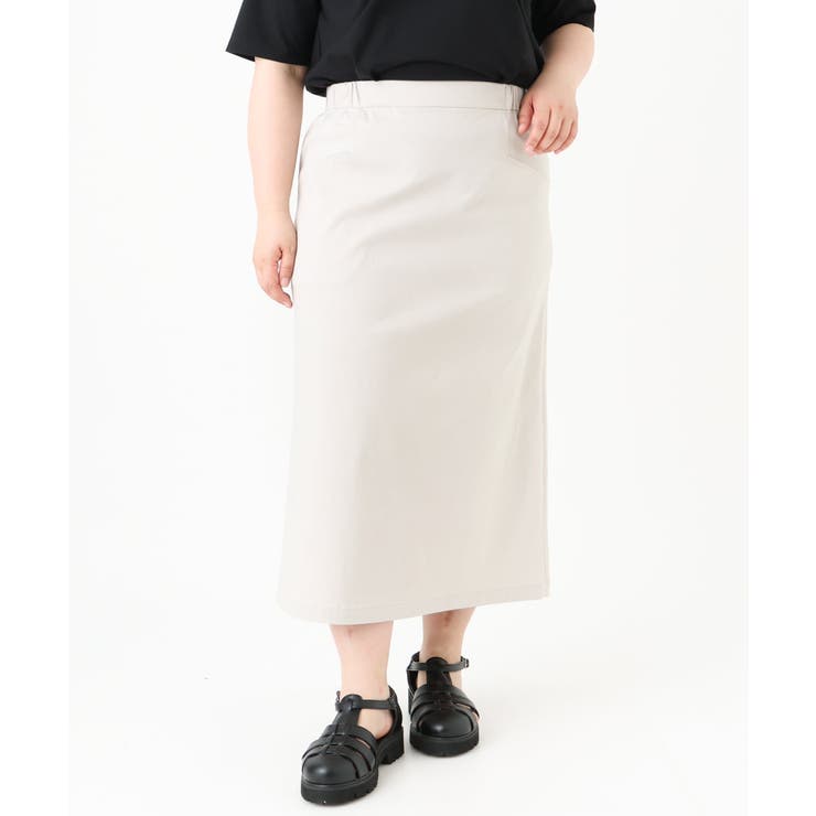 【大きいサイズ/a.v.v×eur3】ストレッチタイトスカート | eur3 | 詳細画像8 