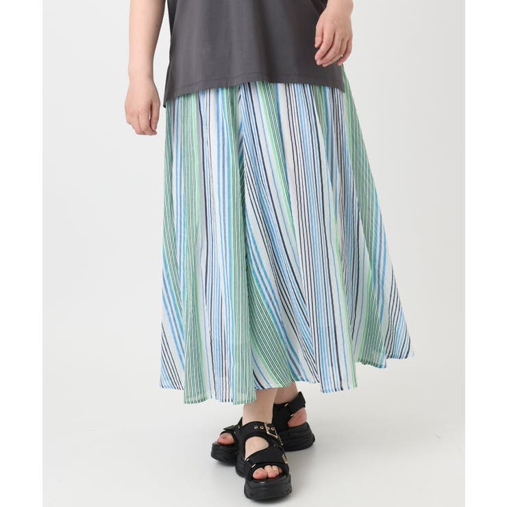 【大きいサイズ】コットンボイルサマースカート | eur3 | 詳細画像12 