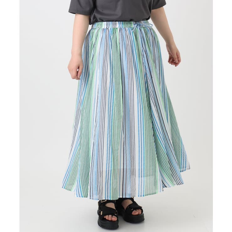 【大きいサイズ】コットンボイルサマースカート | eur3 | 詳細画像14 